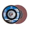 Pferd 4-1/2" x 5/8-11 Thd. POLIFAN Flap Disc - A SG STEELOX, Aluminum oxide, 120 Grit, Flat 62256 - alternate 1